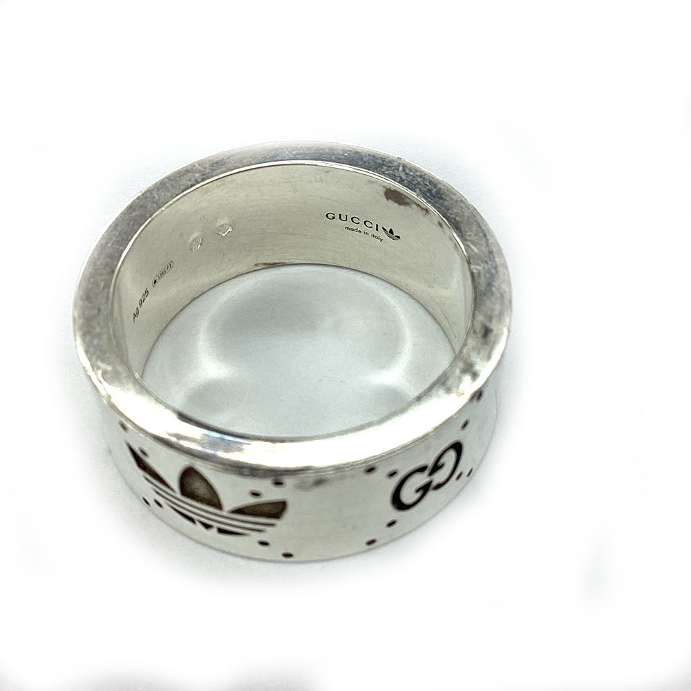 Gucci Ghost Adidas Collaboration Ring Silver - image 3